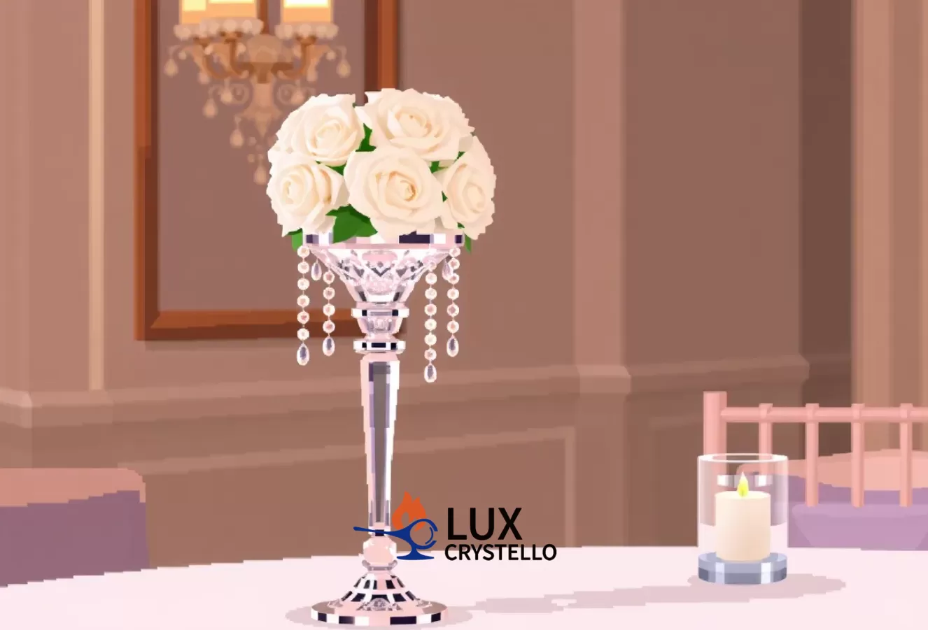 Wedding Centerpiece Crystal Vases: Elevate Your Wedding Decor with Timeless Sparkle