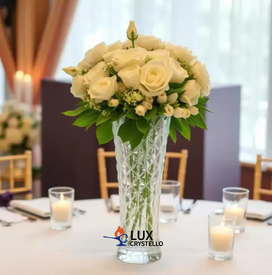 wedding centerpiece crystal vases