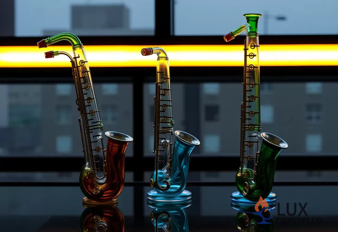 Saxophone-Style Glass Bongs: A Fusion of Music and Smoking Art