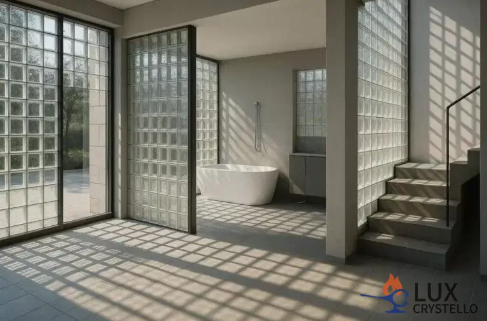 properties of crystal glass blocks