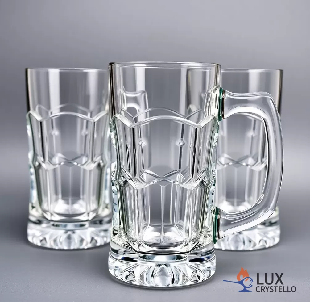 elegant glass drinkware
