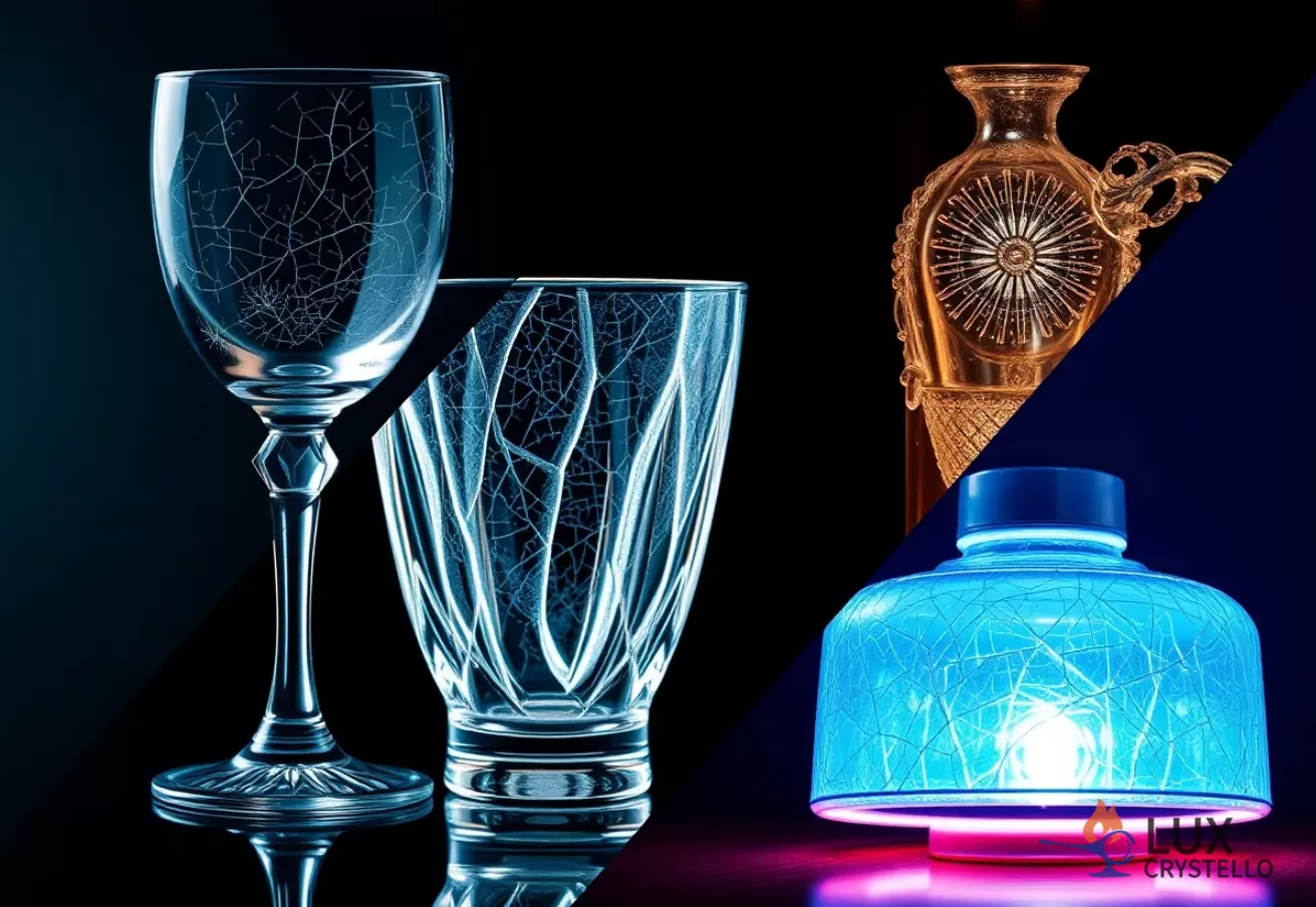 Origin of Ice Crack Craftsmanship: From Porcelain to Glass