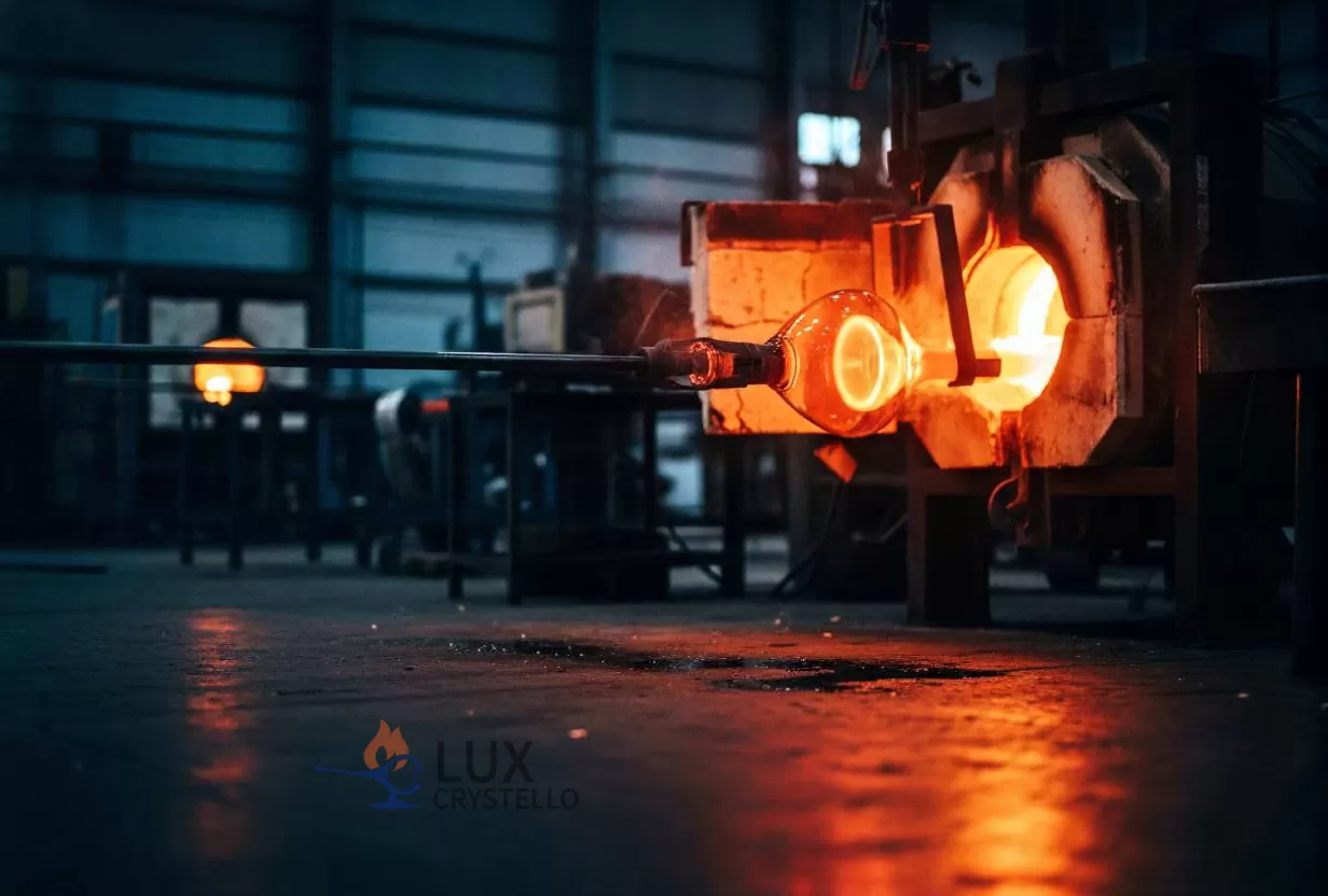 Kiln Firing of a Water Pipe Base: Precision Heat for Perfect Stability