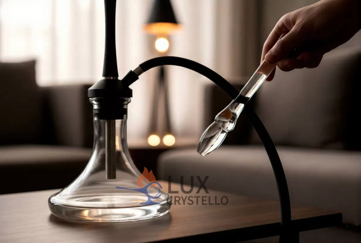 Luxury Crystal Hookah Handle as a Fusion of Comfort and Modern Elegance